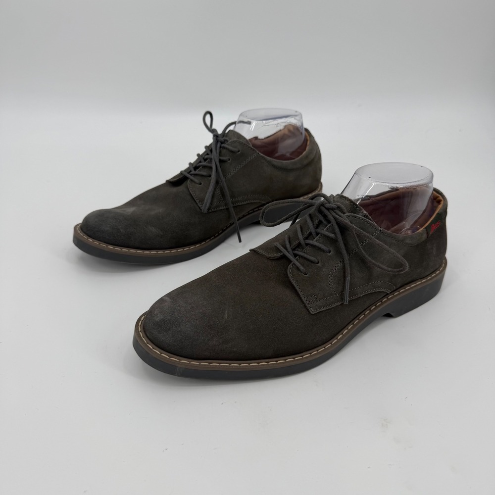 GH Bass Pasadena II Mens 8.5 M Grey Suede Oxford Buck Shoes 0026-1915-010